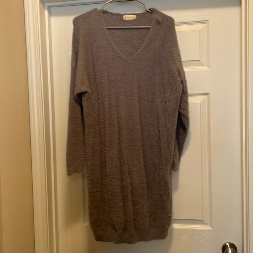 Midi sweater dress